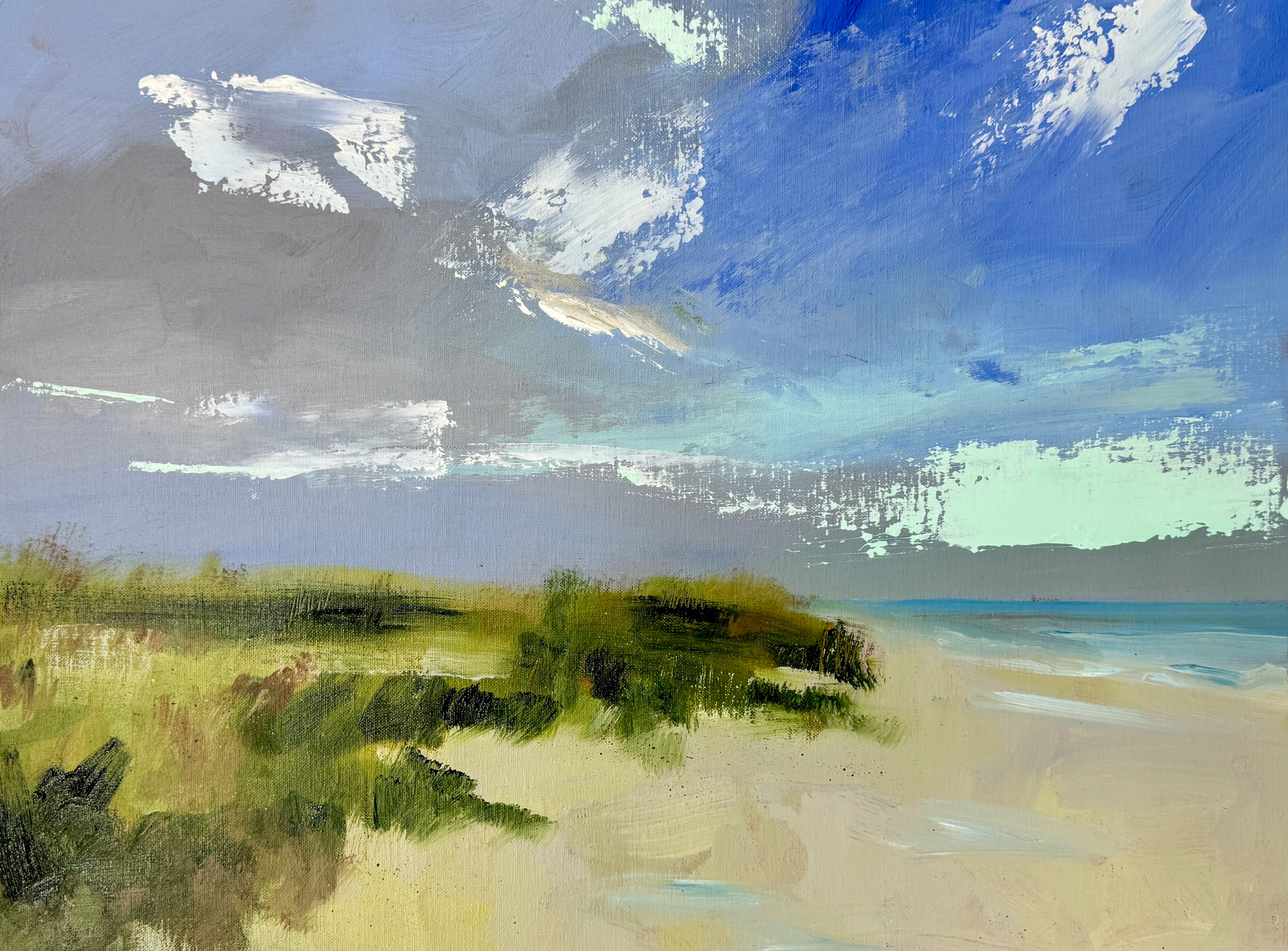 "Atlantic Beach, North Carolina, 24"x30" Acrylic on Belgium Linen.