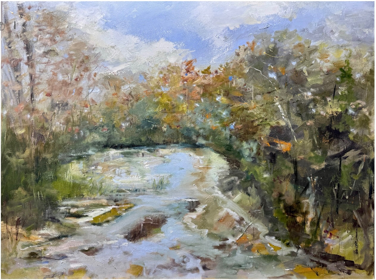 The Wind Sprang Up. 30x40 Inches, oil on canvas.