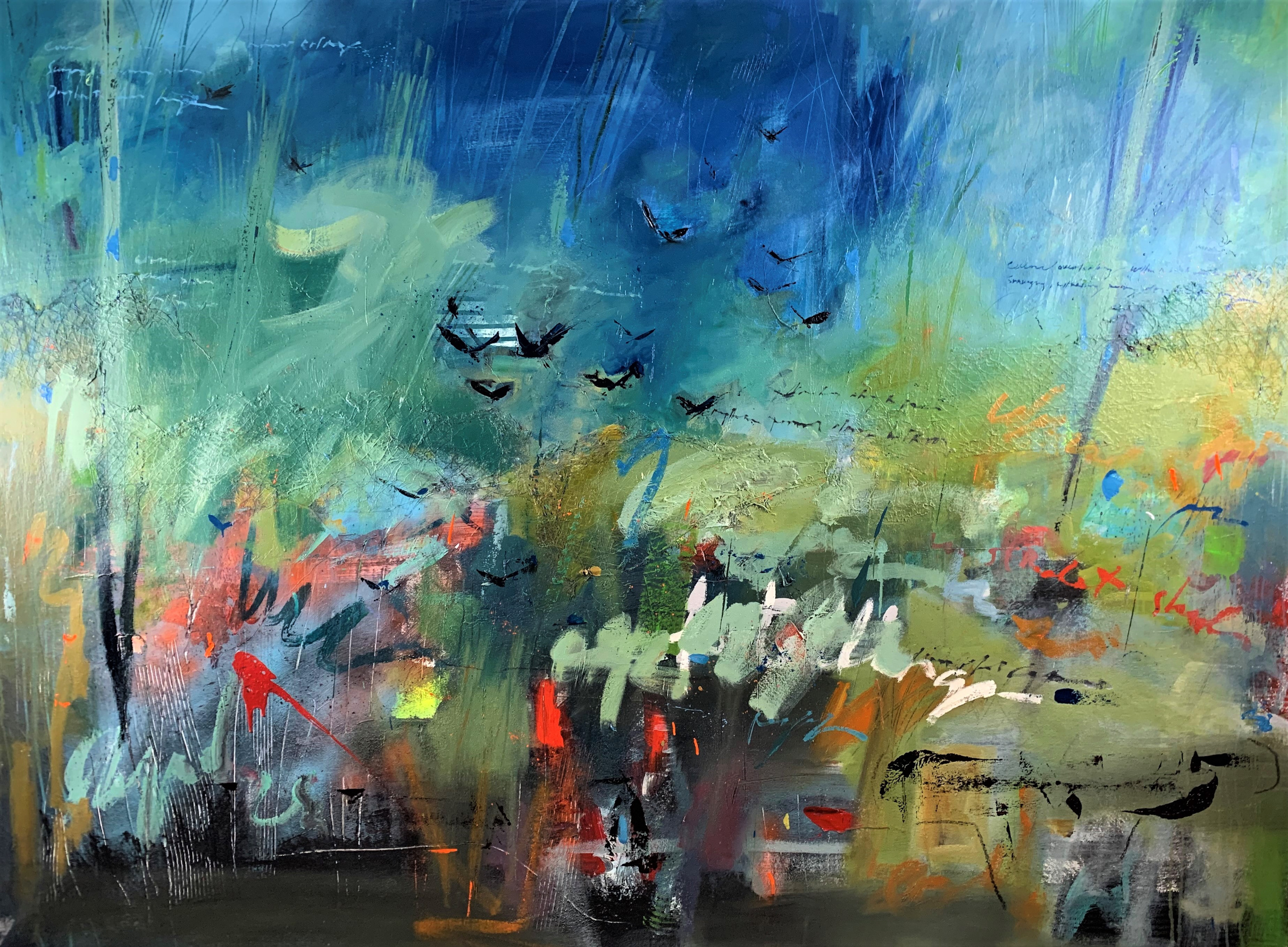 "Days Dawning" 89"x65.5" oil on canvas.