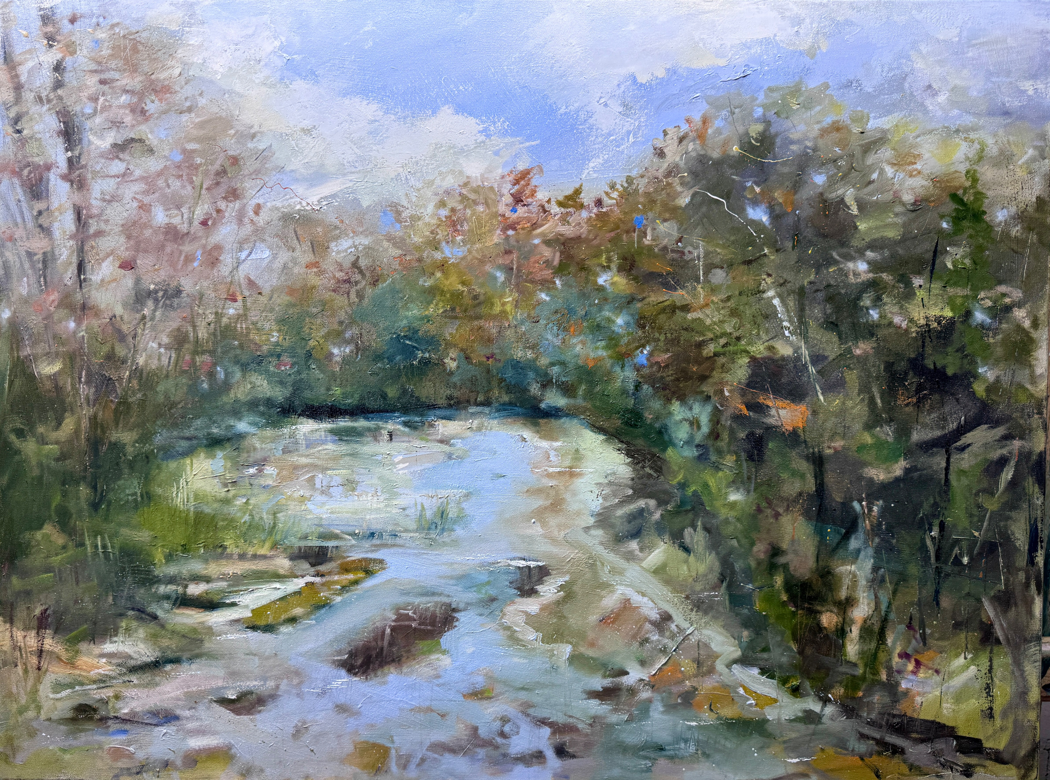 The Wind Sprang Up II, 30 x 40 inches, oil on canvas.